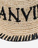 ETE LANVIN RAFFIA BOB NATURAL BLACK