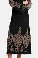 COLOGNOLA BLKTOBACC LONG DRESS