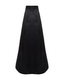 PRUNE CAPSULE LONG FLARE SKIRT BLACK  BALADE
