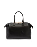 Dolce & Gabbana Black Calfskin Leather Hand Shoulder Duffle Bag
