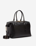 Dolce & Gabbana Black Calfskin Leather Hand Shoulder Duffle Bag