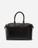 Dolce & Gabbana Black Calfskin Leather Hand Shoulder Duffle Bag