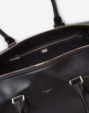 Dolce & Gabbana Black Calfskin Leather Hand Shoulder Duffle Bag