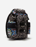 Dolce & Gabbana Multicolor Maiolica Print Nylon Backpack Bag
