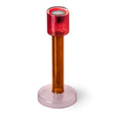 BURO BERGER CANDLEHOLDER BOLE LARGE RED-PINK