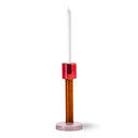 BURO BERGER CANDLEHOLDER BOLE LARGE RED-PINK