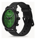 Armani Black Metal Watch