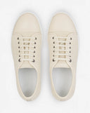 lanvin Dbb1 leather and suede sneakers