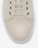 lanvin Dbb1 leather and suede sneakers