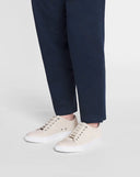 lanvin Dbb1 leather and suede sneakers