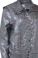 DALOOD METALLIC BOMBER, COLOR SILVER