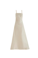 ARAM DESIGNS LAMA DRESS, COLOR IVORY