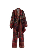 ATELIER HEKAYAT RED CARPET KIMONO SET