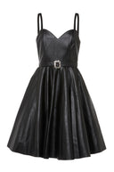 ANOUKI DRESS VEGAN LEATHER BABY DOLL