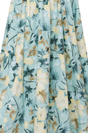 ANOUKI FLARED FLORAL COTTON SKIRT