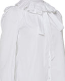 PRUNE  MEDICIS COLLAR SHIRT WHITE