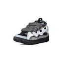 LANVIN CURB SNEAKERS WHITE ANTHRACITE