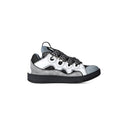 LANVIN CURB SNEAKERS WHITE ANTHRACITE