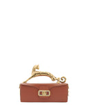 Medium leather pencil cat bag