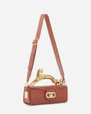 Medium leather pencil cat bag