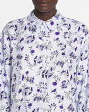 PRINTED LOOSE-FIT SHIRT CHAMBRAY