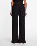 PLEATED PANTS BLACK