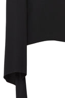 DALOOD MINI ONE SHOULDER DRESS, COLOR BLACK