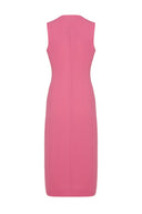 DALOOD MAGENTA DRESS, COLOR BLACK