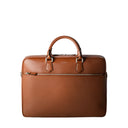 SLIM BRIEFCASE CACHEMIRE TOBACCO
