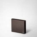 BILLFOLD 8CC IN CACHEMIRE LEATHER ESPRESSO