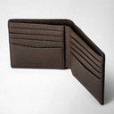 BILLFOLD 8CC IN CACHEMIRE LEATHER ESPRESSO