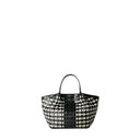 MINI SECRET MOSAICO/ELAPHE BLACK/OFFWHITE
