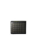 BILLFOLD 8CC IN MOSAICO ECLIPSE BLACK/MOSS GREEN