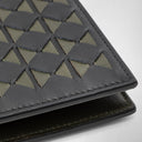 BILLFOLD 8CC IN MOSAICO ECLIPSE BLACK/MOSS GREEN