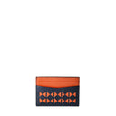 CARD CASE 4CC IN MOSAICO BLUE NAVY/ORANGE