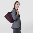 SMALL SECRET BAG MOSAICO DARK PLUM