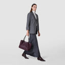 SMALL SECRET BAG MOSAICO DARK PLUM