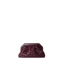 SECRET CLUTCH MOSAICO DARK PLUM