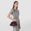 SECRET CLUTCH MOSAICO DARK PLUM
