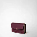 POCHETTE W/CHAIN MOSAICO DARK PLUM
