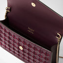 POCHETTE W/CHAIN MOSAICO DARK PLUM
