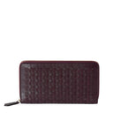 ZIP AROUND WALLET MOSAICO DARK PLUM