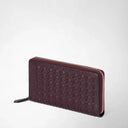 ZIP AROUND WALLET MOSAICO DARK PLUM
