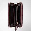 ZIP AROUND WALLET MOSAICO DARK PLUM