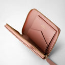 ZIP AROUND WALLET IN MOSAICO BLUSH