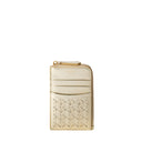 ZIP CARD CASE MOSAICO LIGHT GOLD