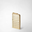 ZIP CARD CASE MOSAICO LIGHT GOLD