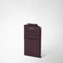 ZIP CARD CASE MOSAICO DARK PLUM