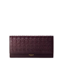 CONTINENTAL WALLET MOSAICO DARK PLUM
