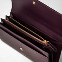 CONTINENTAL WALLET MOSAICO DARK PLUM